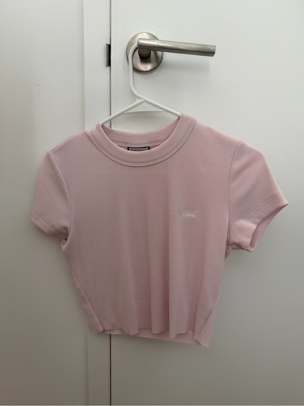 Kith Pink Cropped babytee